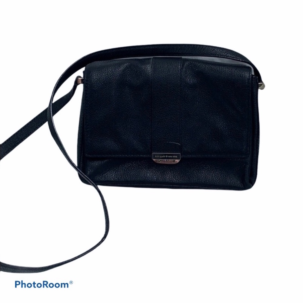 NWT Kate Spade purse. Black pebbled leather